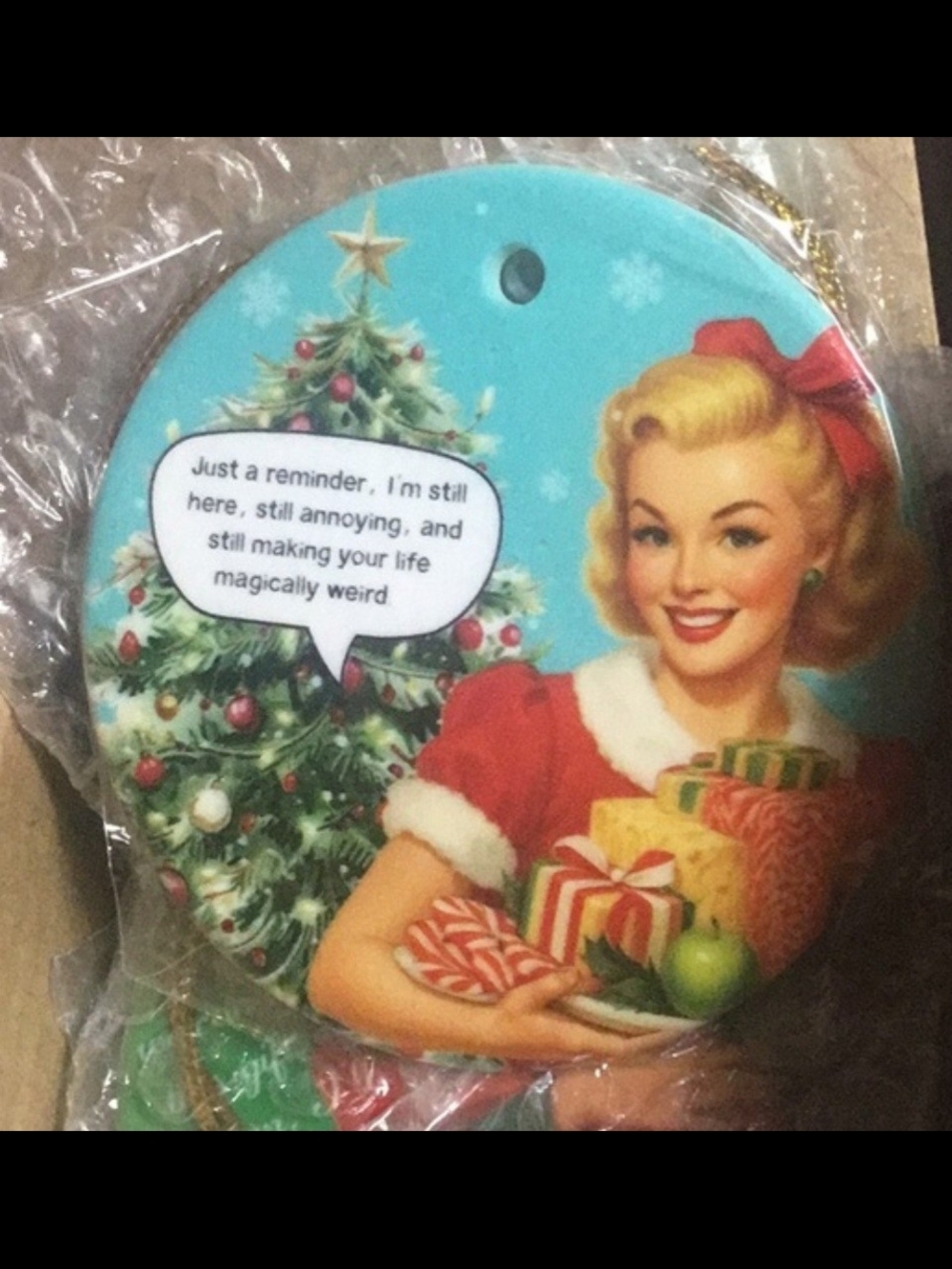 8 Vintage Holiday Retro Pin-Up Girls Ornaments - Picture 3 of 6